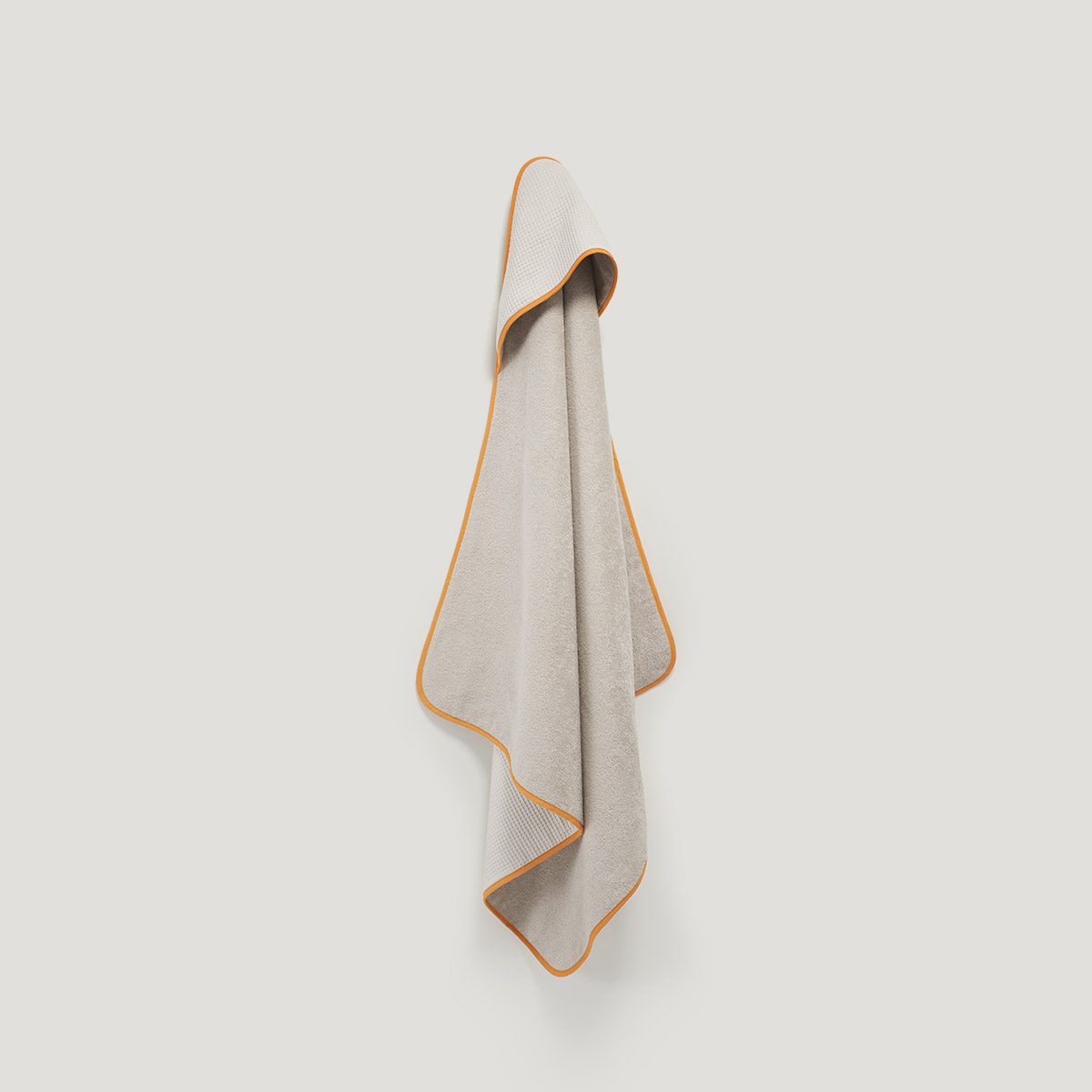 DRIP hooded towel curcuma