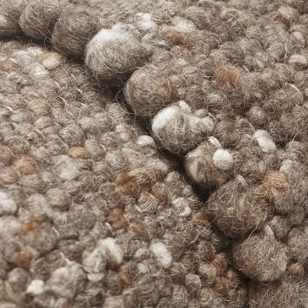 ONN felted wool rug multi brown