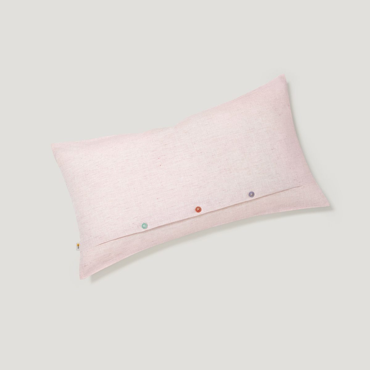 INN linen cushion cover light red