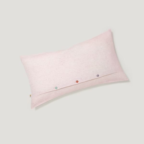 INN linen cushion cover light red